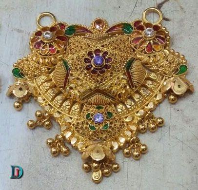 New and Latest Design of Rajasthani fancy gold Mangalsutra 