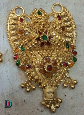 New and Latest Design of Rajasthani fancy gold Mangalsutra 
