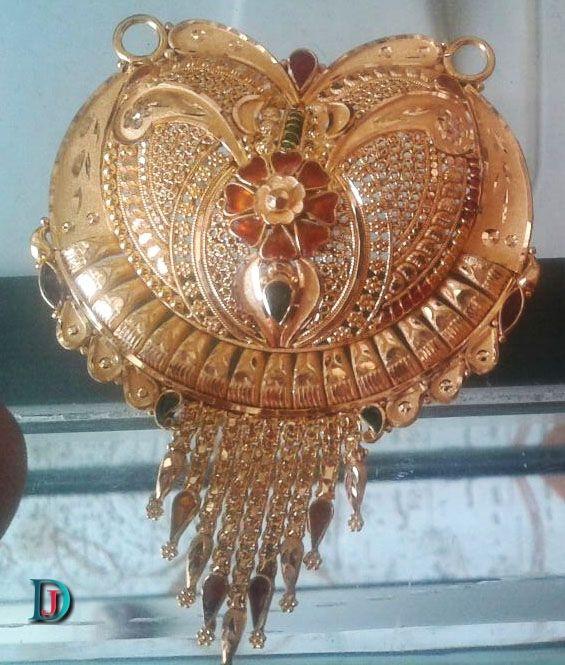 New and Latest Design of Rajasthani fancy gold Mangalsutra 
