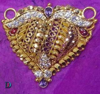New and Latest Design of Rajasthani fancy gold Mangalsutra 