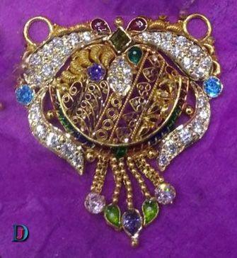 New and Latest Design of Rajasthani fancy gold Mangalsutra 
