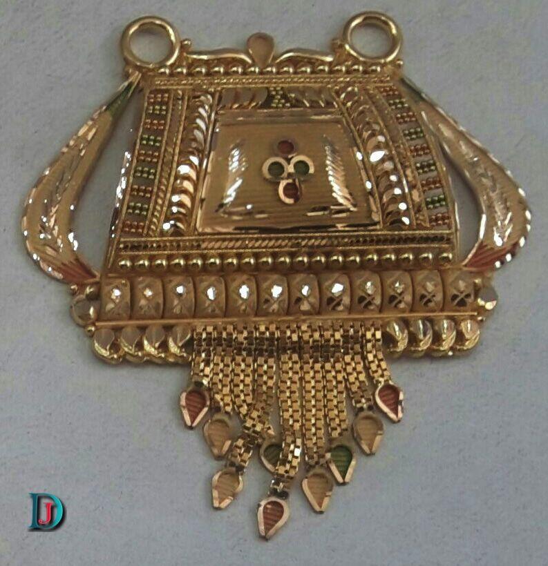 New and Latest Design of Rajasthani fancy gold Mangalsutra 