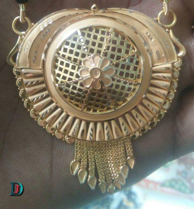 New and Latest Design of Rajasthani fancy gold Mangalsutra 