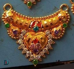 New and Latest Design of Rajasthani fancy gold Mangalsutra 
