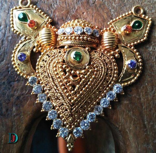 New and Latest Design of Rajasthani fancy gold Mangalsutra 