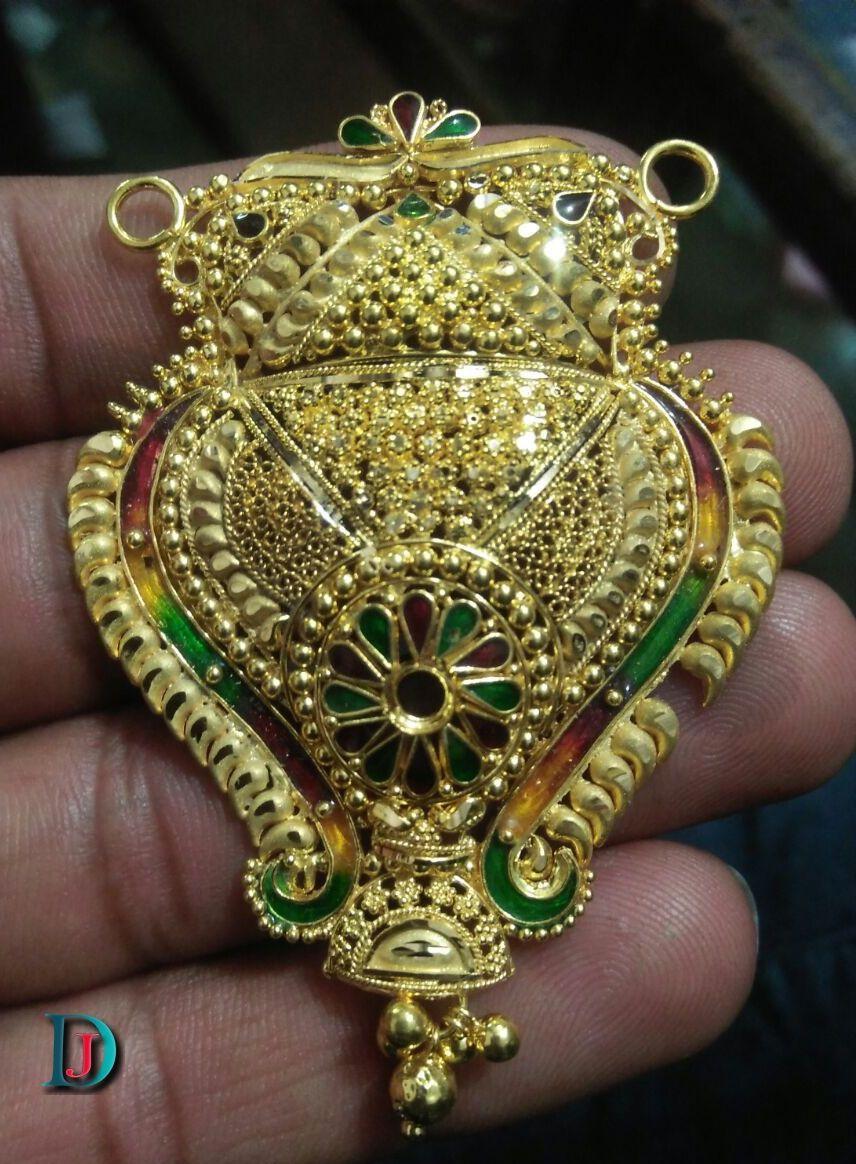 New and Latest Design of Rajasthani fancy gold Mangalsutra 