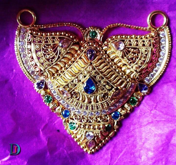 New and Latest Design of Rajasthani fancy gold Mangalsutra 