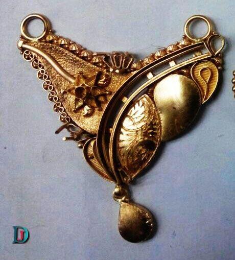 New and Latest Design of Rajasthani fancy gold Mangalsutra 