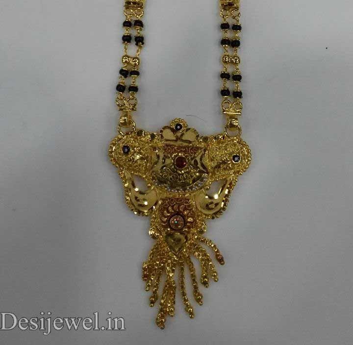 New and Latest Design of Rajasthani fancy gold Mangalsutra 