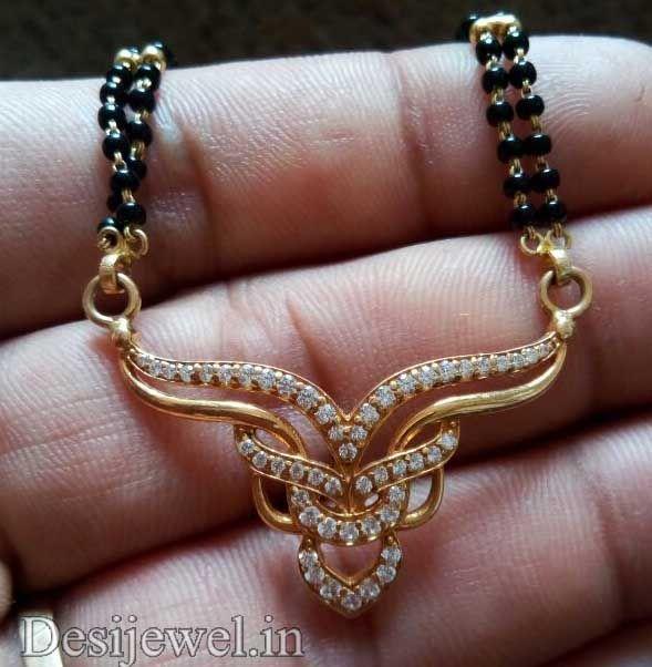 New and Latest Design of Rajasthani fancy gold Mangalsutra 