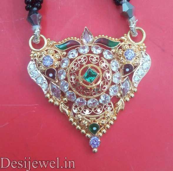 New and Latest Design of Rajasthani fancy gold Mangalsutra 