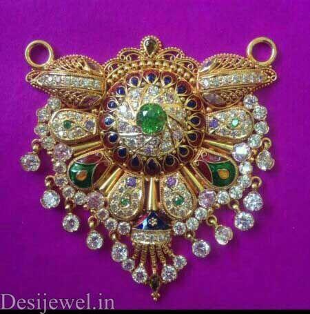 New and Latest Design of Rajasthani fancy gold Mangalsutra 