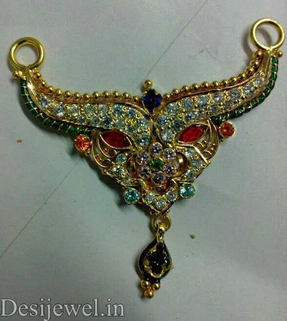 New and Latest Design of Rajasthani fancy gold Mangalsutra 