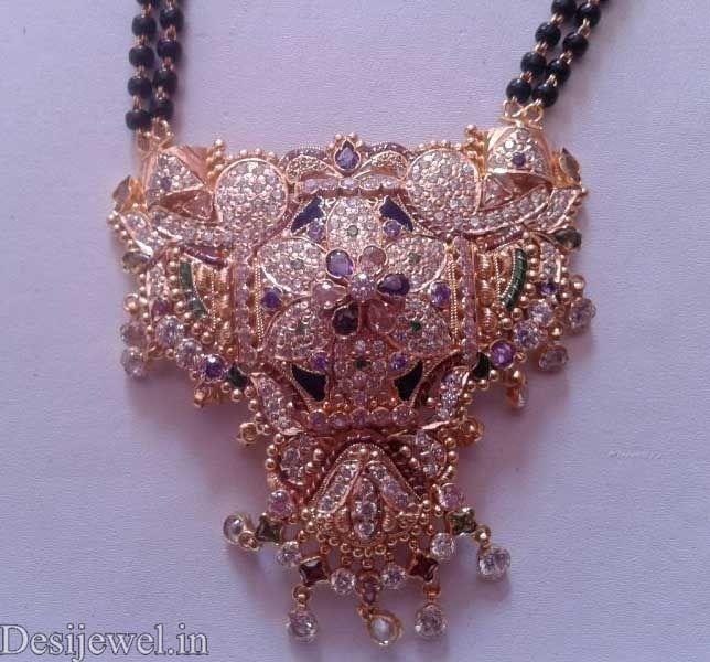 New and Latest Design of Rajasthani fancy gold Mangalsutra 