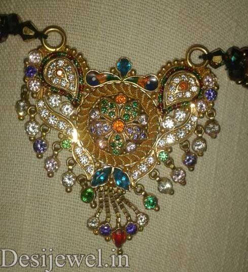 New and Latest Design of Rajasthani fancy gold Mangalsutra 