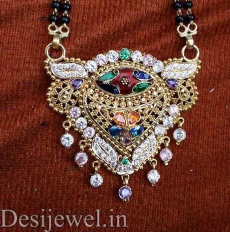 New and Latest Design of Rajasthani fancy gold Mangalsutra  with weight 10 gm