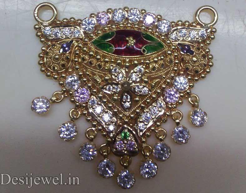 New and Latest Design of Rajasthani fancy gold Mangalsutra 