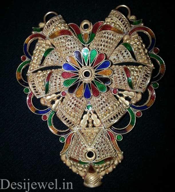 New and Latest Design of Rajasthani fancy gold Mangalsutra 