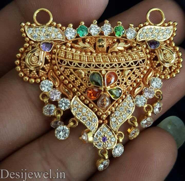 New and Latest Design of Rajasthani fancy gold Mangalsutra  with weight 10 gm