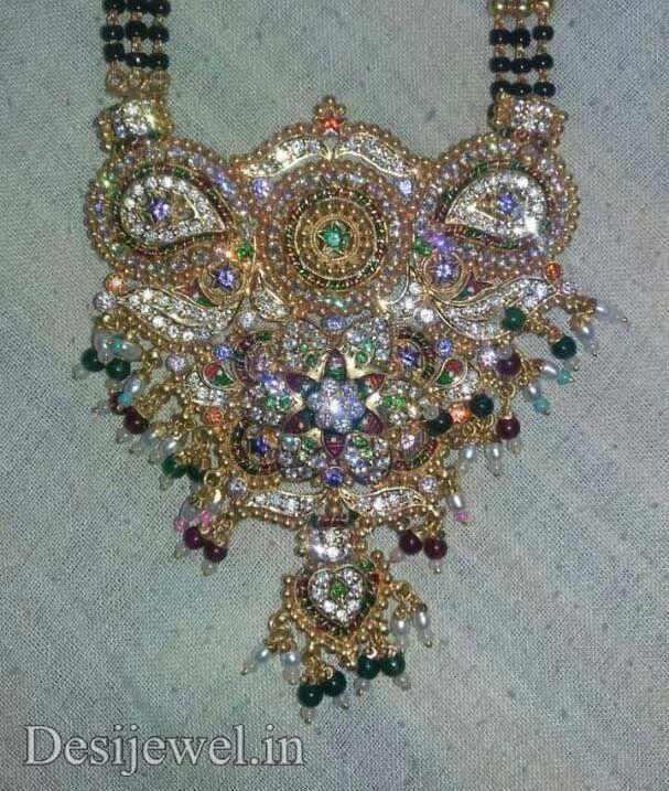 New and Latest Design of Rajasthani fancy gold Mangalsutra 