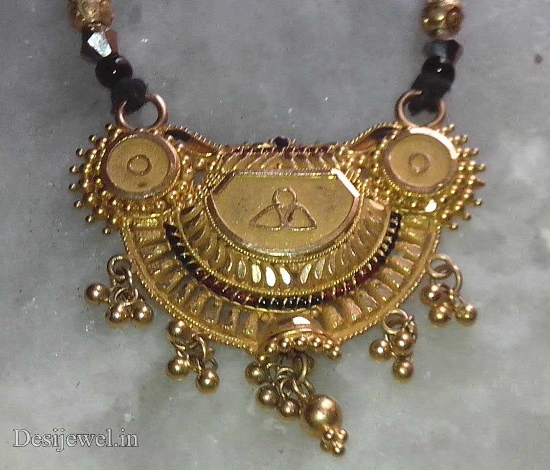 New and Latest Design of Rajasthani fancy gold Mangalsutra 