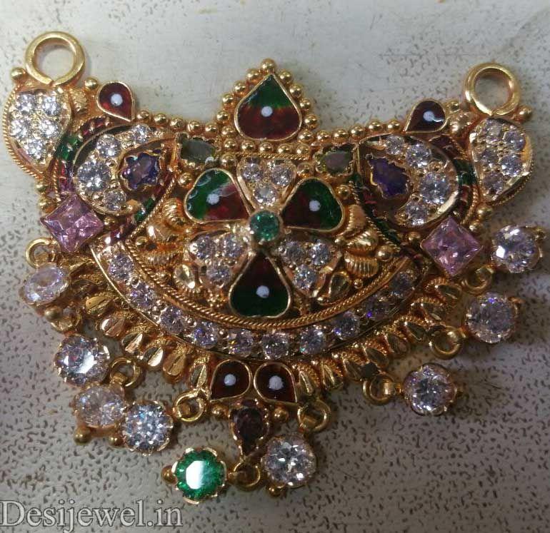 New and Latest Design of Rajasthani fancy gold Mangalsutra 
