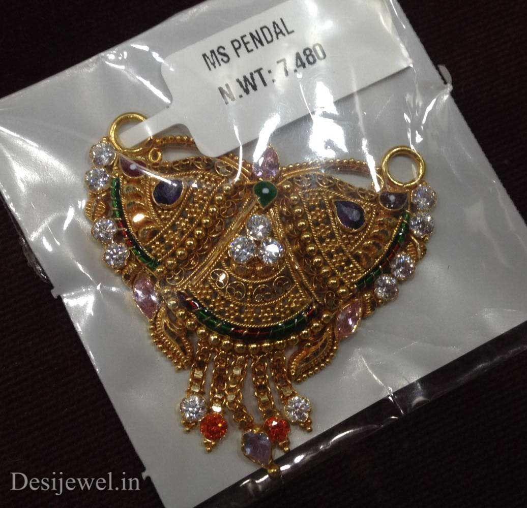 New and Latest Design of Rajasthani fancy gold Mangalsutra 