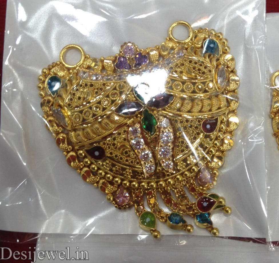 New and Latest Design of Rajasthani fancy gold Mangalsutra 