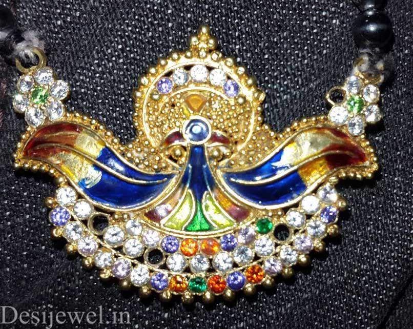 New and Latest Design of Rajasthani fancy gold Mangalsutra 