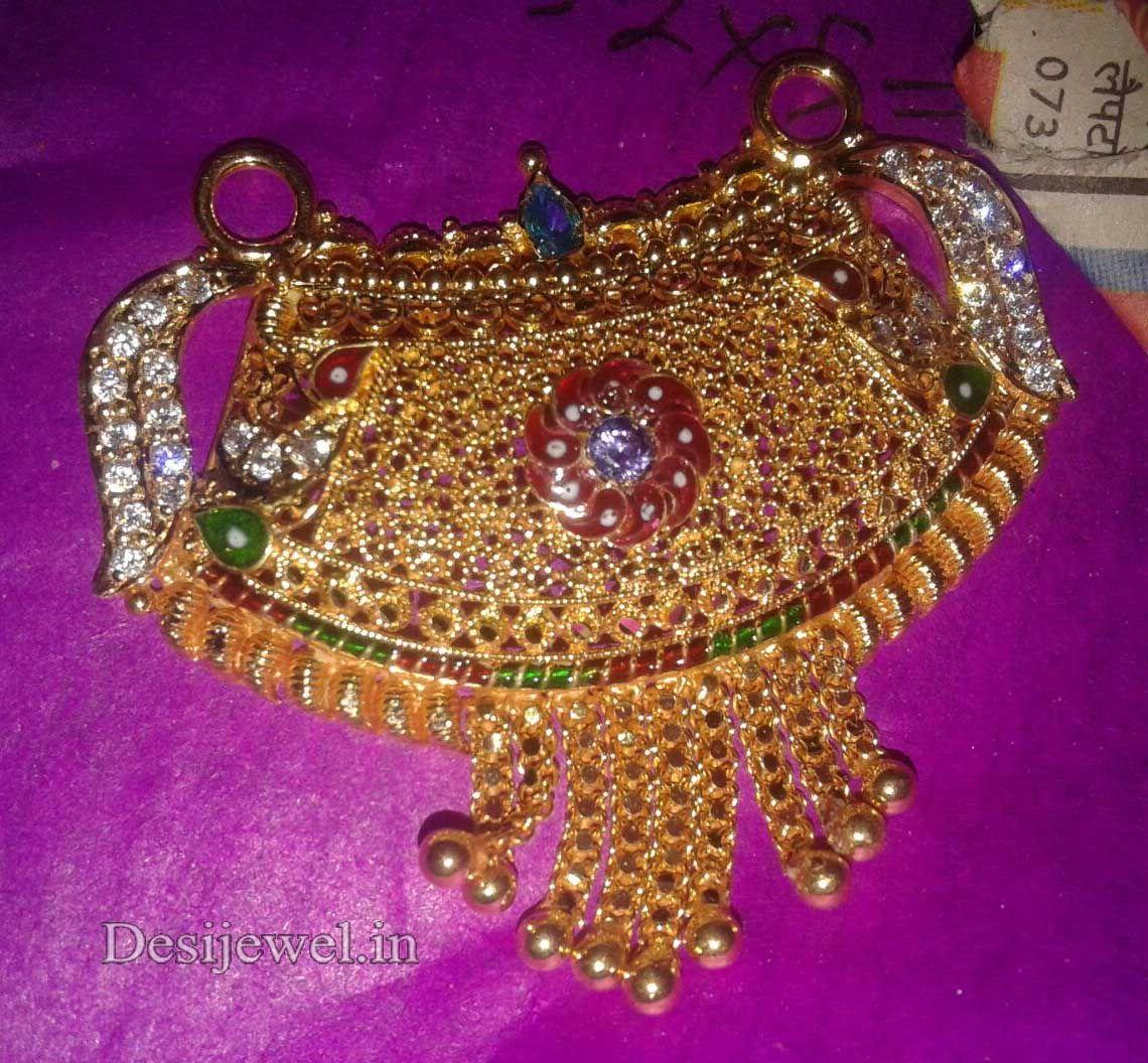 New and Latest Design of Rajasthani fancy gold Mangalsutra 