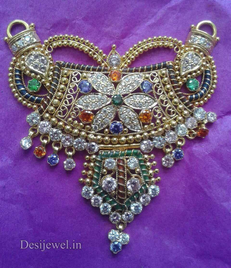New and Latest Design of Rajasthani fancy gold Mangalsutra 