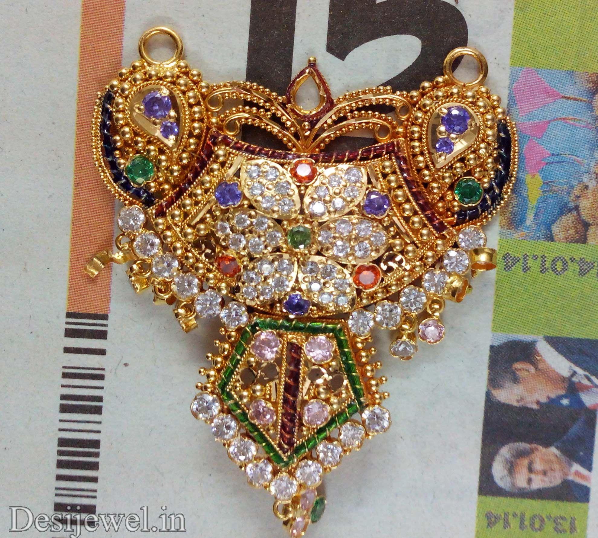 New and Latest Design of Rajasthani fancy gold Mangalsutra 