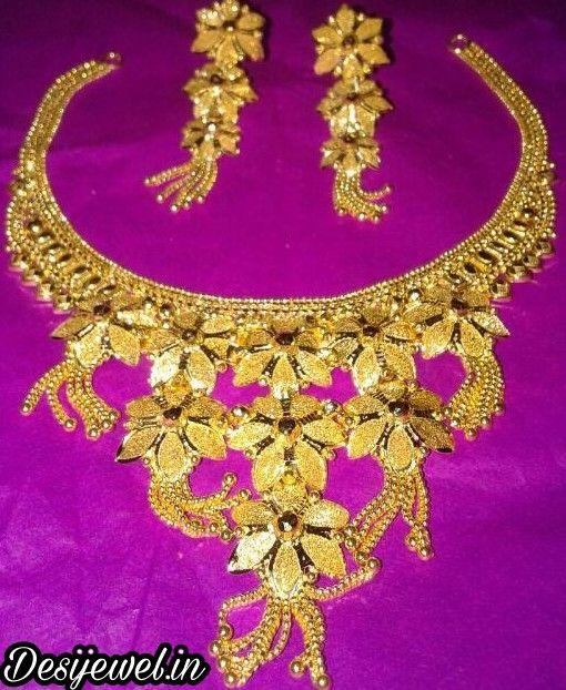 New and Latest Design of Rajasthani fancy gold Necklace 