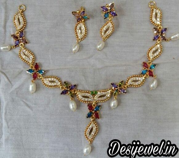 New and Latest Design of Rajasthani fancy gold Necklace 