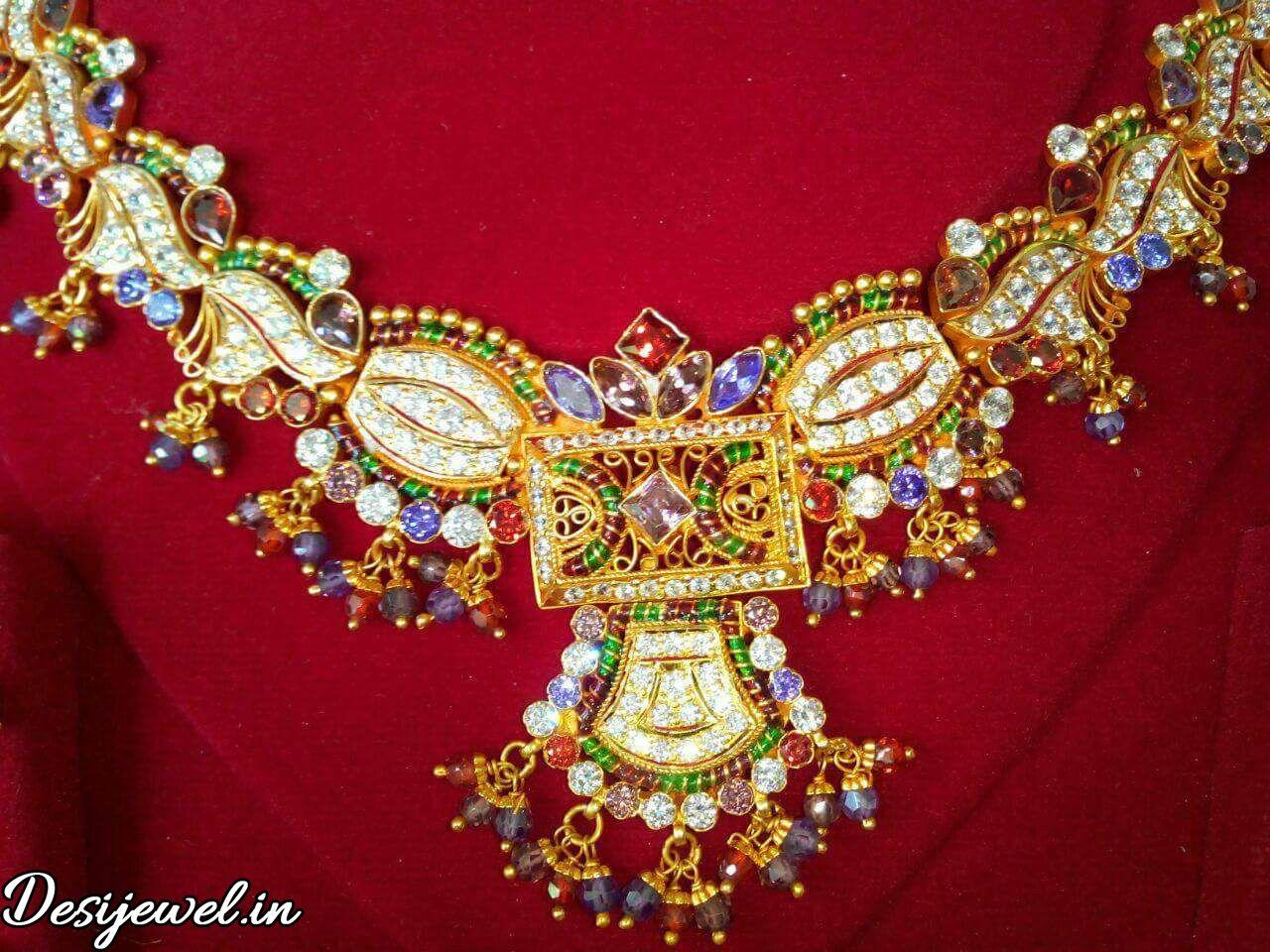 New and Latest Design of Rajasthani fancy gold Necklace 