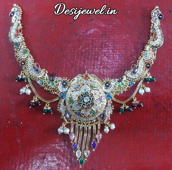 New and Latest Design of Rajasthani fancy gold Necklace 