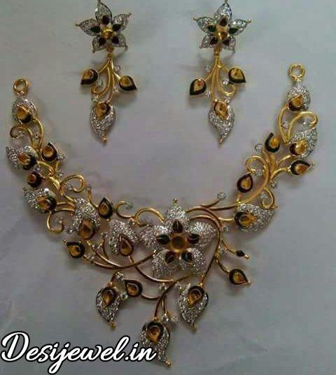 New and Latest Design of Rajasthani fancy gold Necklace 