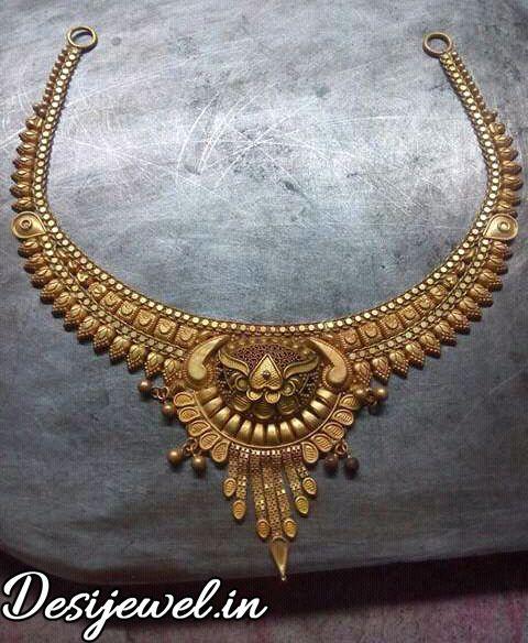 New and Latest Design of Rajasthani fancy gold Necklace 