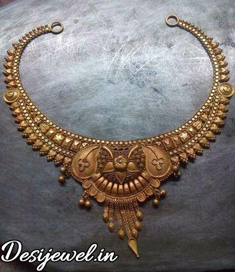 New and Latest Design of Rajasthani fancy gold Necklace 