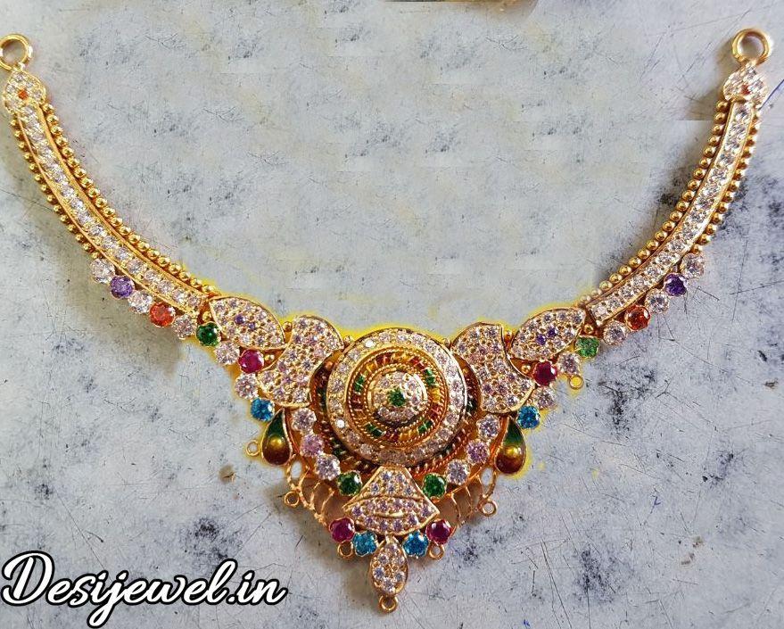 New and Latest Design of Rajasthani fancy gold Necklace 