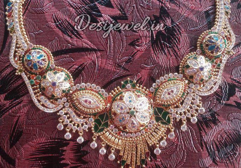 New and Latest Design of Rajasthani fancy gold Necklace 