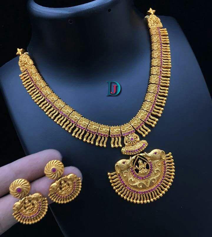 New and Latest Design of Rajasthani fancy gold Necklace 