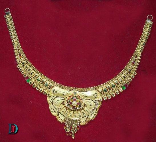 New and Latest Design of Rajasthani fancy gold Necklace 