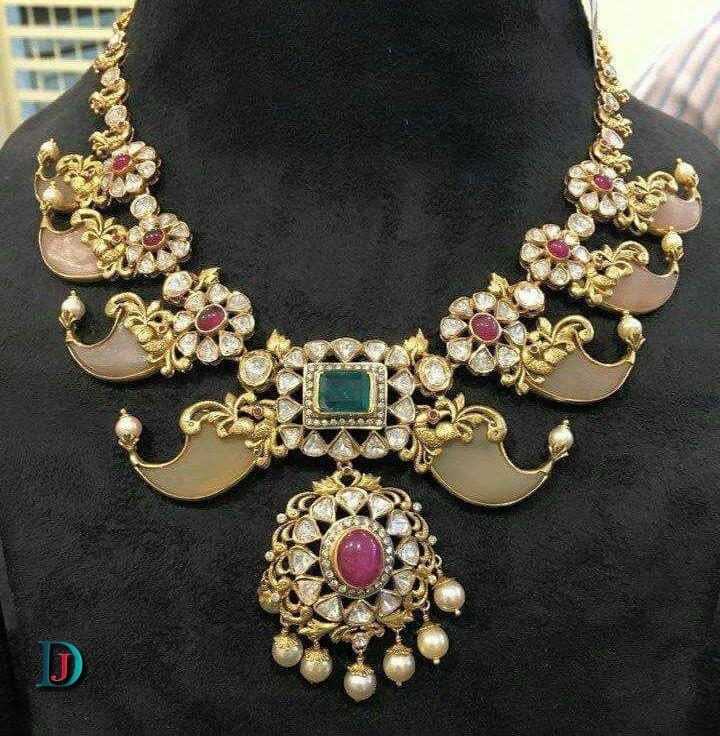 New and Latest Design of Rajasthani fancy gold Necklace 