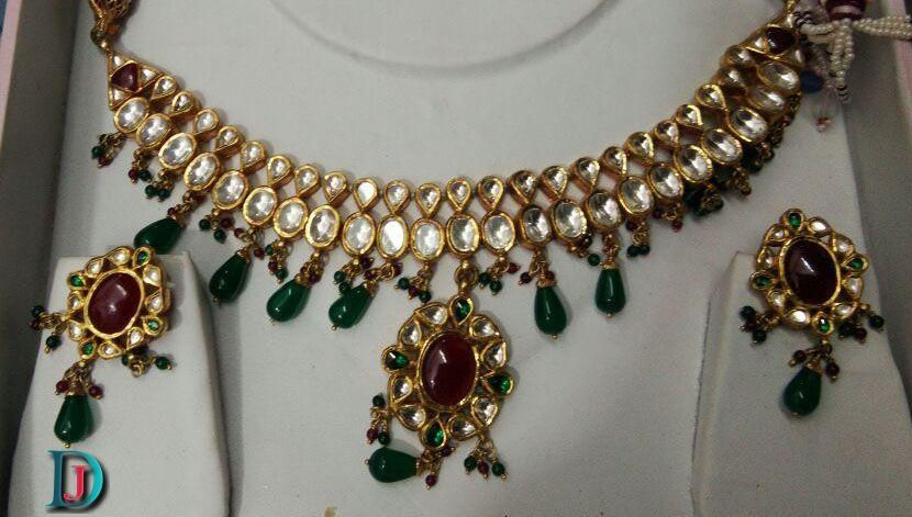 New and Latest Design of Rajasthani fancy gold Necklace 