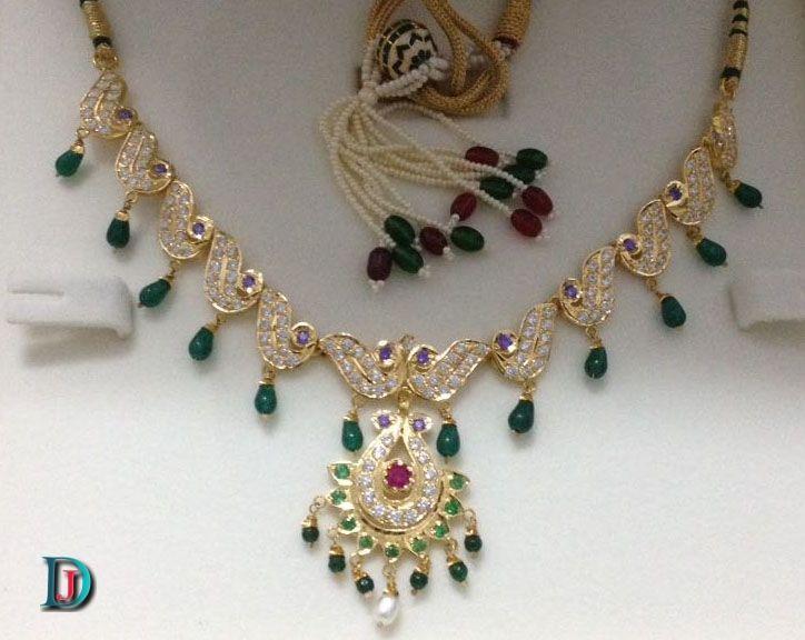 New and Latest Design of Rajasthani fancy gold Necklace 