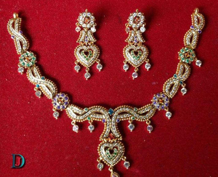 New and Latest Design of Rajasthani fancy gold Necklace 