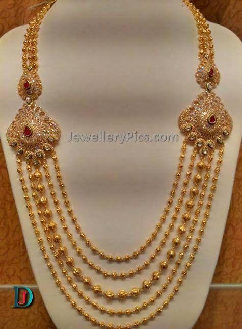 New and Latest Design of Rajasthani fancy gold Necklace 