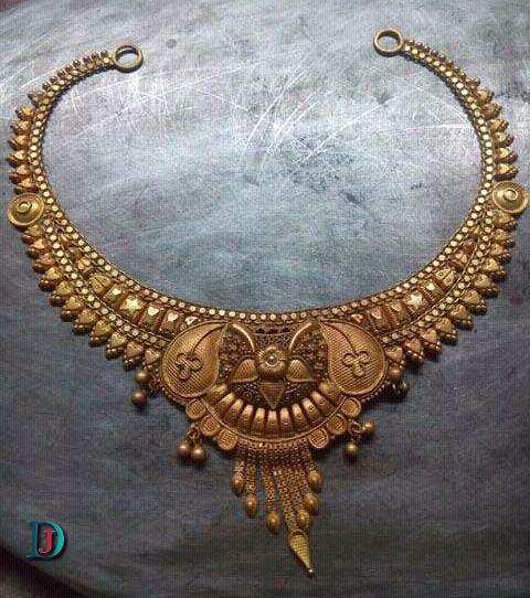 New and Latest Design of Rajasthani fancy gold Necklace 