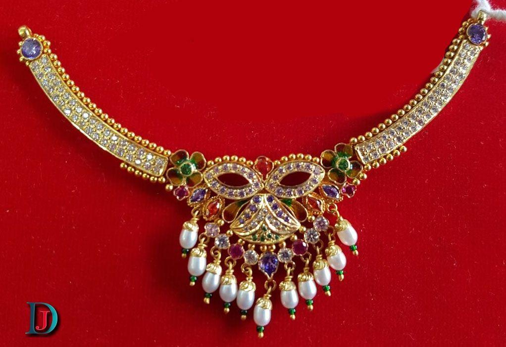 New and Latest Design of Rajasthani fancy gold Necklace 